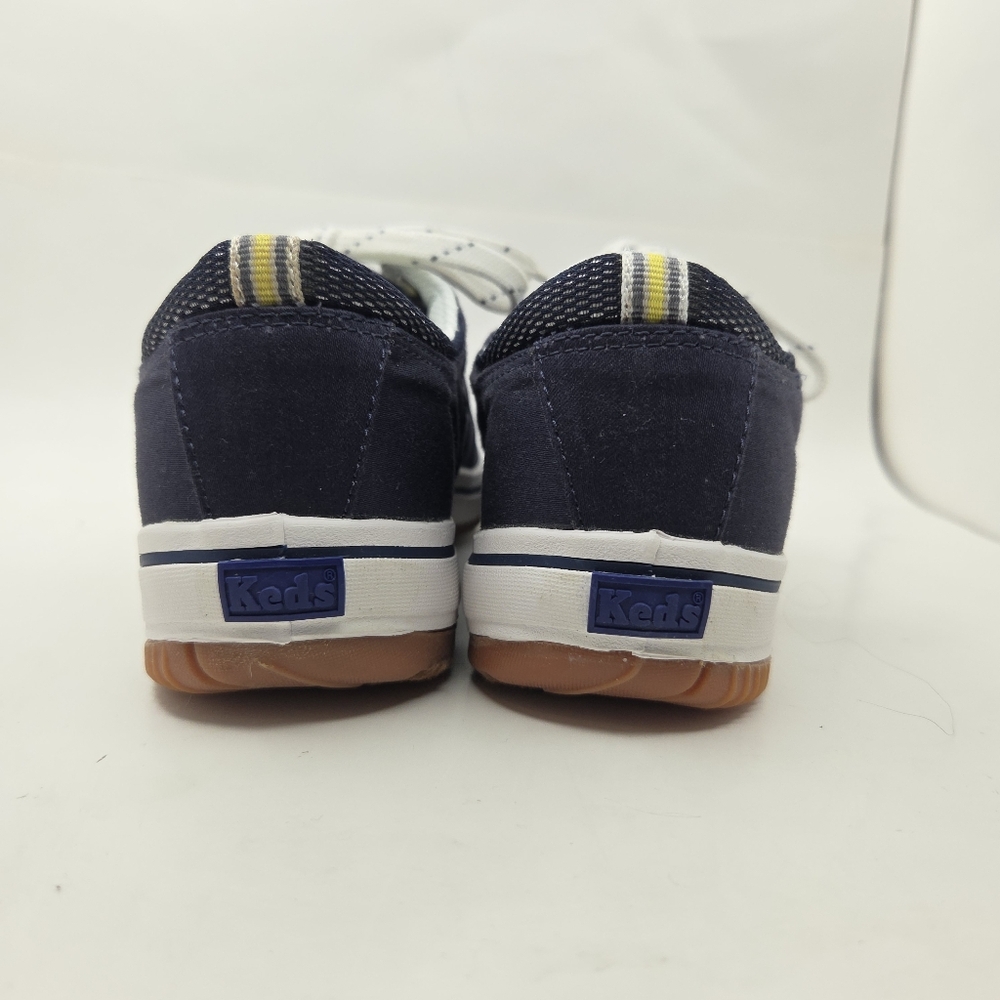 Keds Navy Blue & White Low Top Lace Up Sneakers Casual Shoes Women's Size 6.5 - Picture 3 of 13